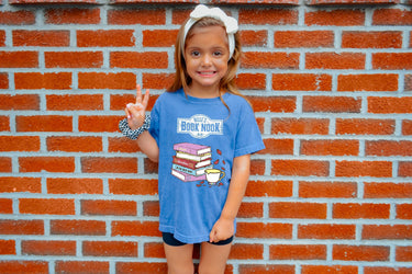 YOUTH - Flo Blue Belle's Book Nook Tee (pre-order)